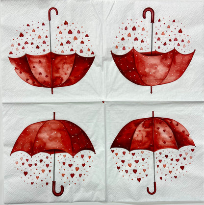 Decoupage Napkins 6.5" (2pcs)- I Shower You With My Love