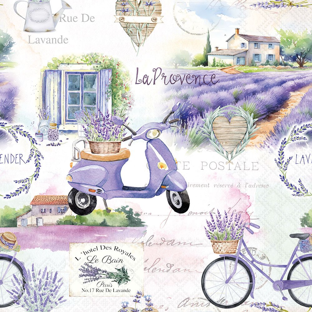 Decoupage Napkins 6.5" (2pcs)- La Provence