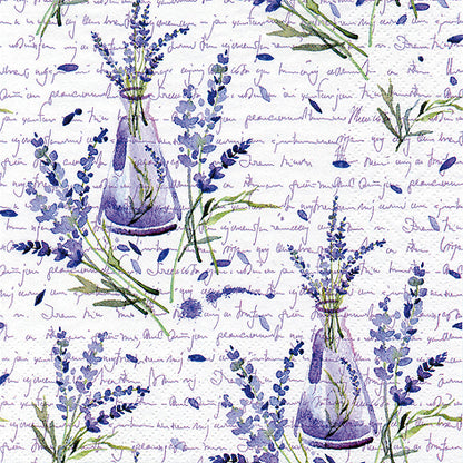 Decoupage Napkins 6.5" (2pcs)- Lavanda In Bottiglie