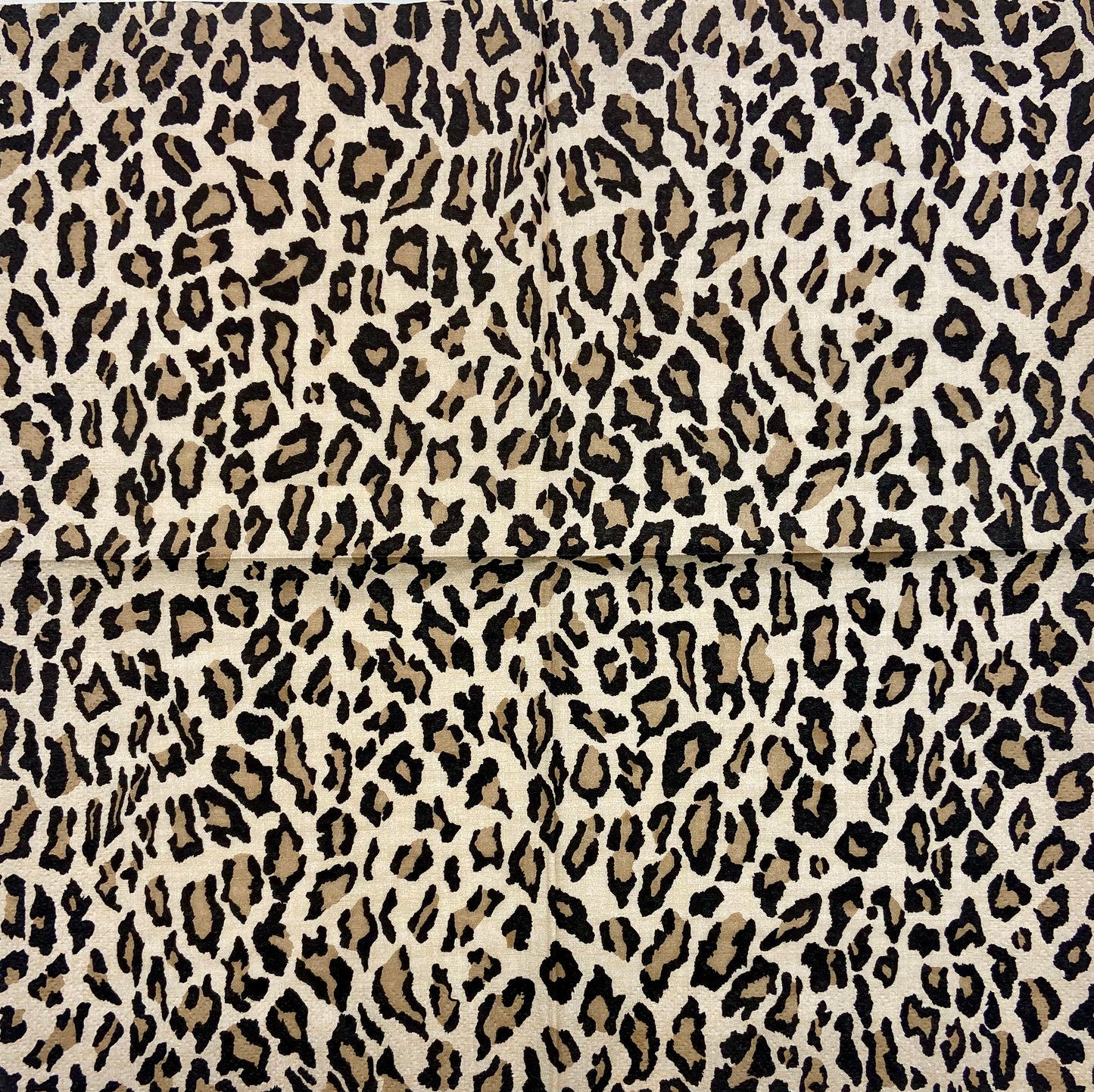 Decoupage Napkins 6.5" (2pcs)- Leopard Pattern Sahara