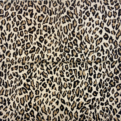 Decoupage Napkins 6.5" (2pcs)- Leopard Pattern Sahara