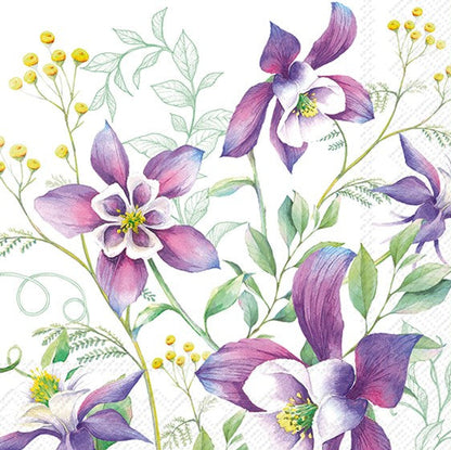 Decoupage Napkins 6.5"  (2pcs)- Lilac Summertime