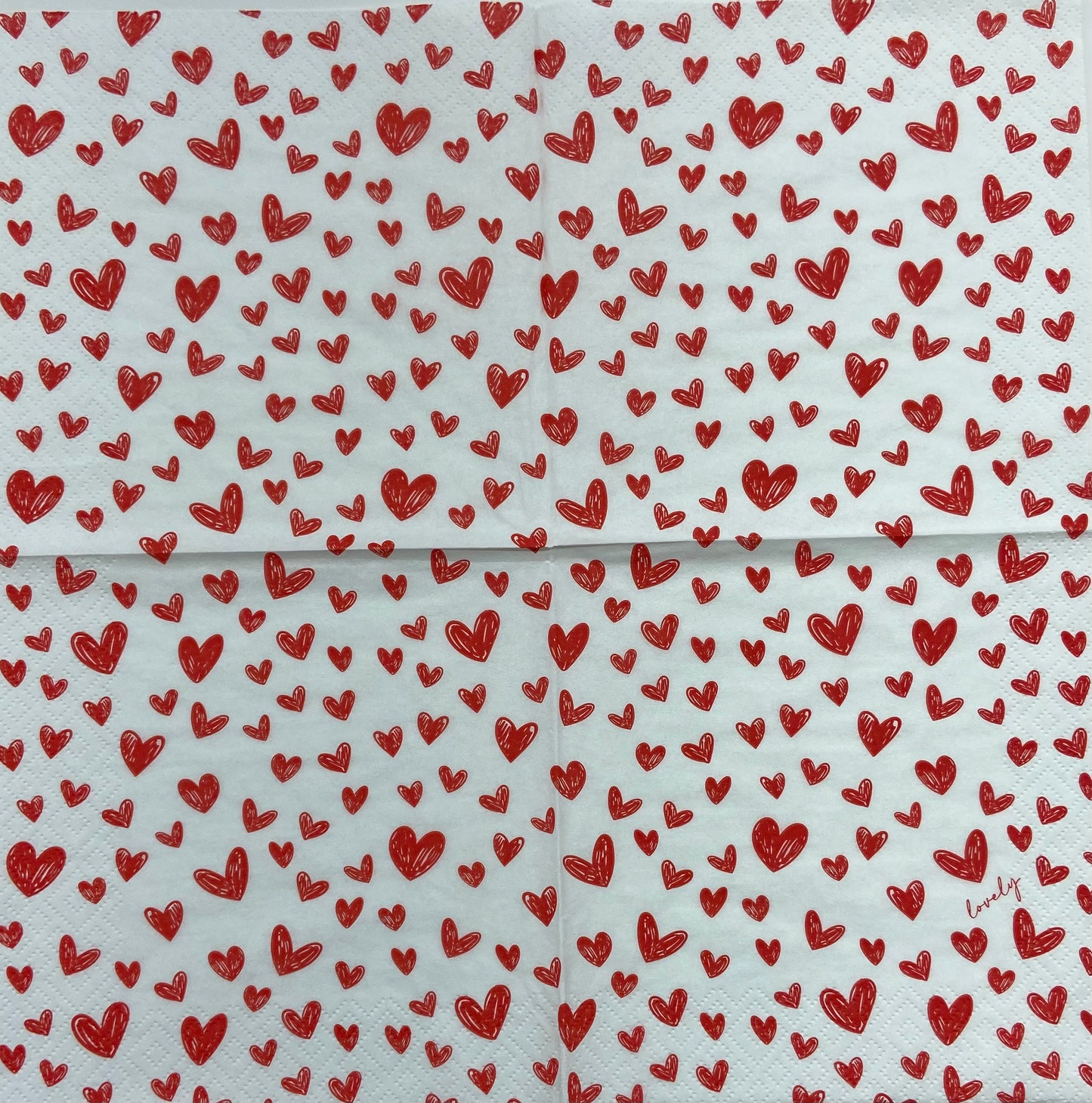 Decoupage Napkins 6.5" (2pcs)- Lovely