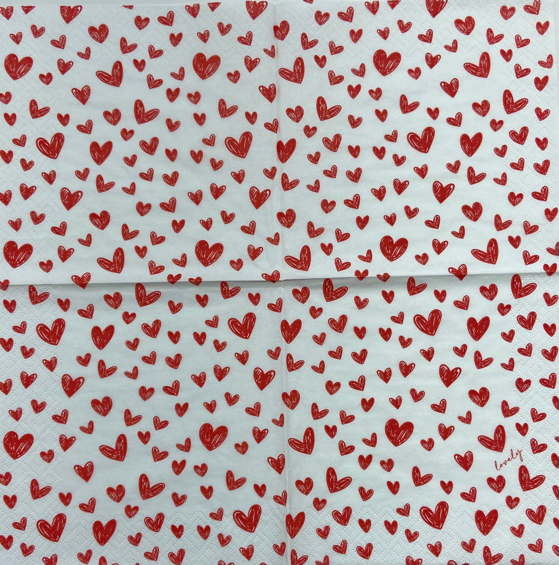 Decoupage Napkins 6.5" (2pcs)- Lovely