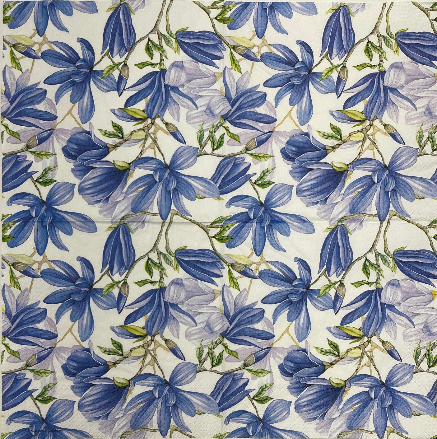 Decoupage Napkins 6.5"  (2pcs)- Magnolia Acuminata