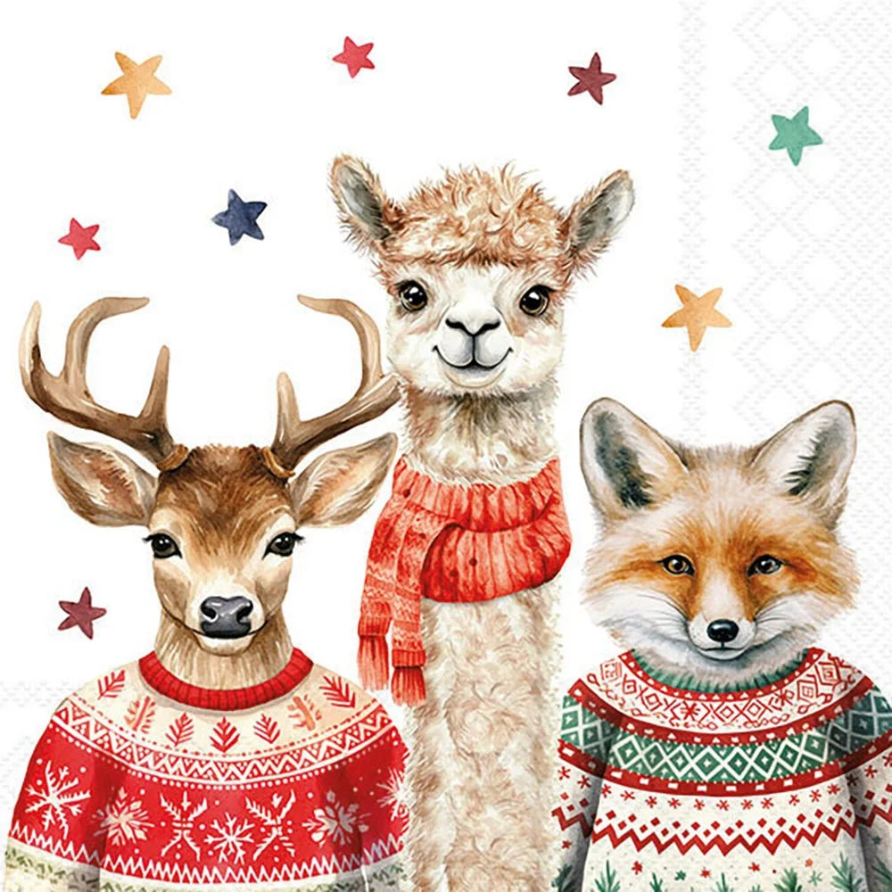 Decoupage Napkins 6.5" (2pcs)- Martin and Friends