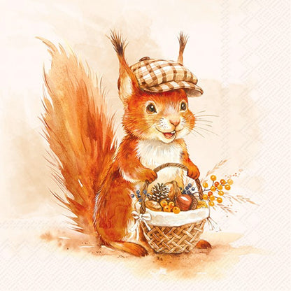 Decoupage Napkins 6.5" (2pcs)- Monty