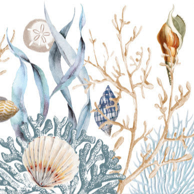 Decoupage Napkins 6.5"  (2pcs)- Ocean Tide Too