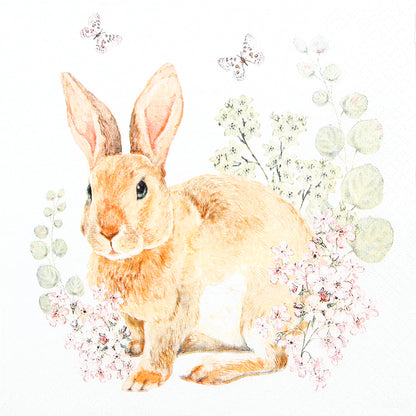 Decoupage Napkins 6.5"  (2pcs)- Rosi Rabbit