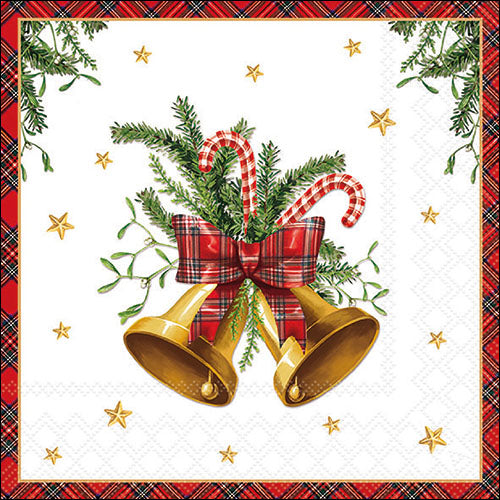 Decoupage Napkins 6.5"  (2pcs)- Scottish Bells