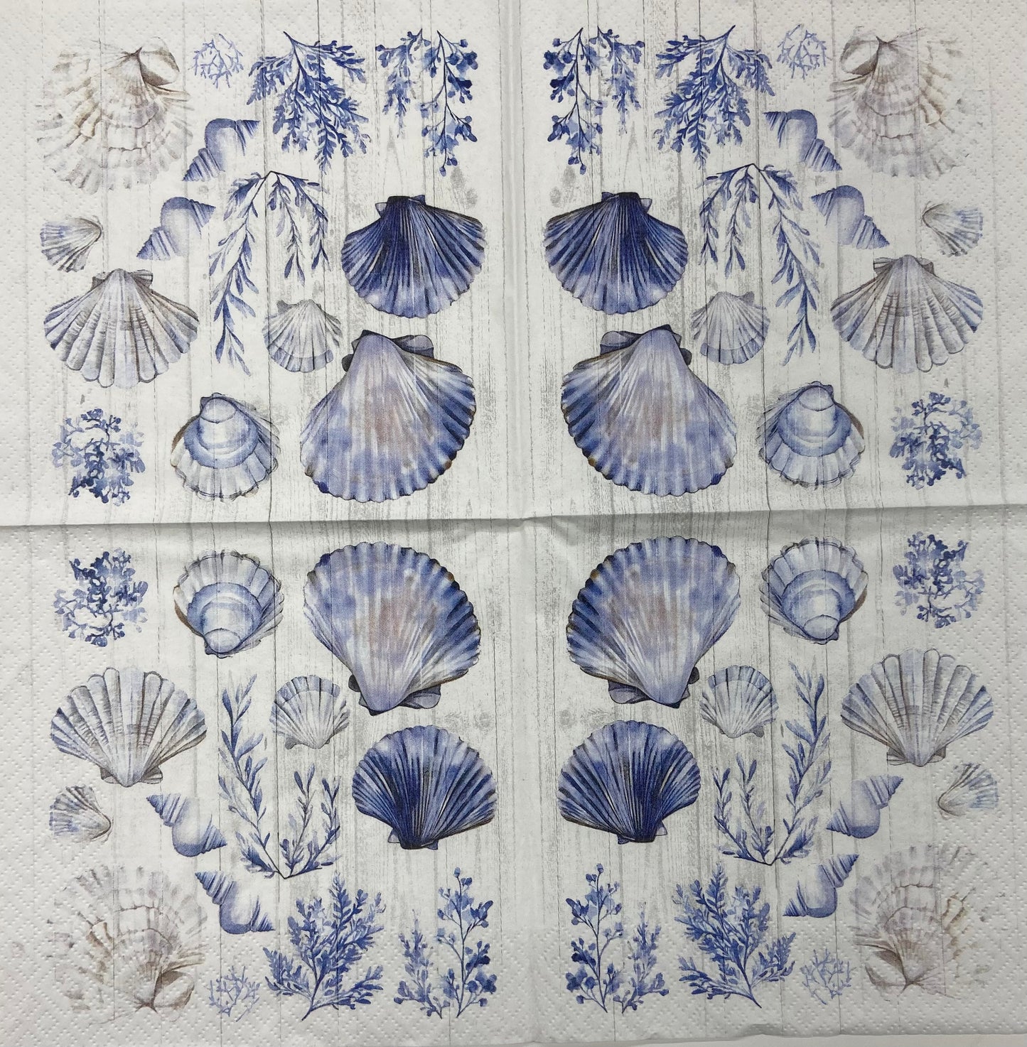 Decoupage Napkins 6.5" (2pcs)- Sea Shells