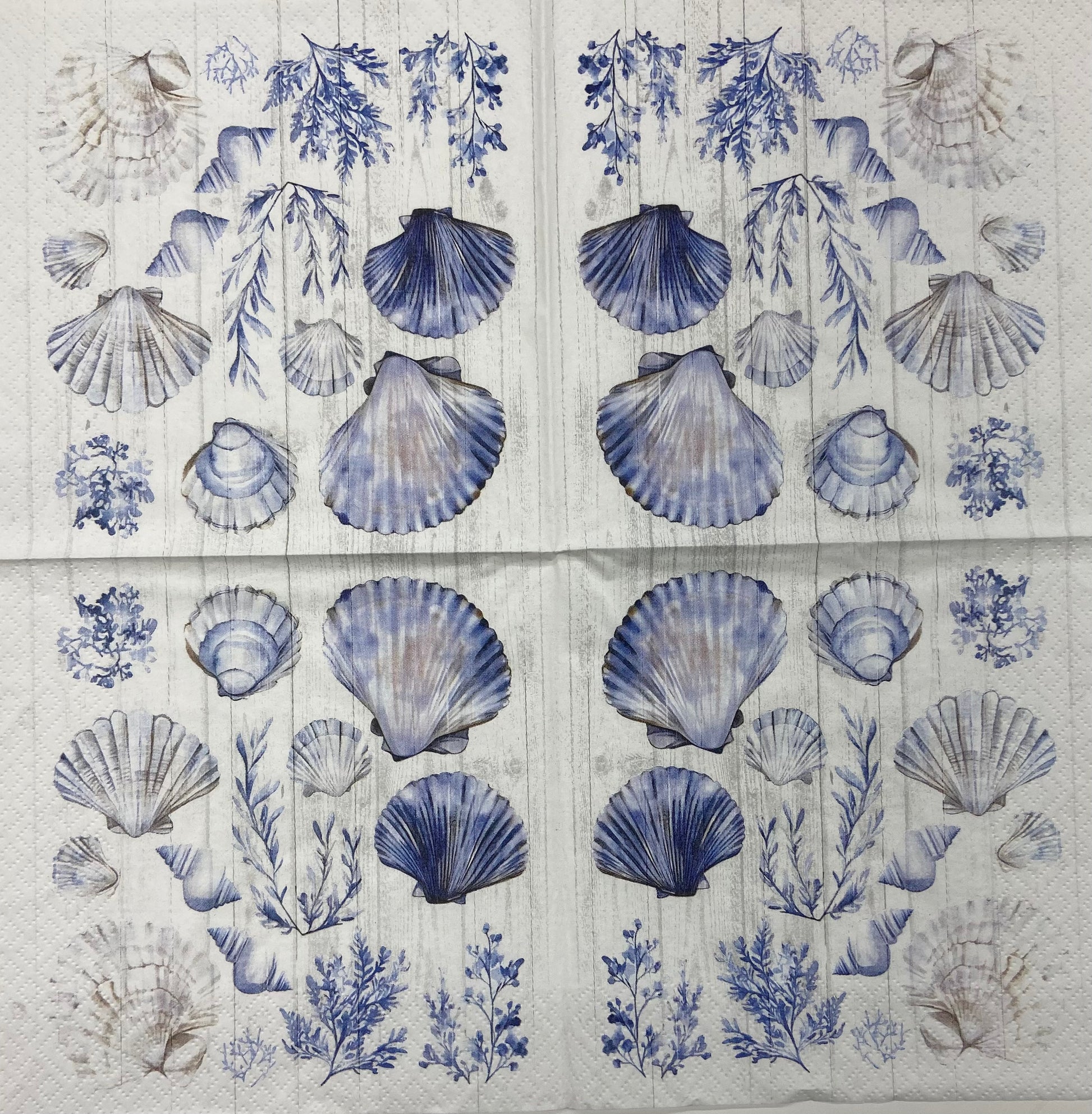 Decoupage Napkins 6.5" (2pcs)- Sea Shells