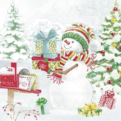 Decoupage Napkins 6.5" (2pcs)- Snowy Day