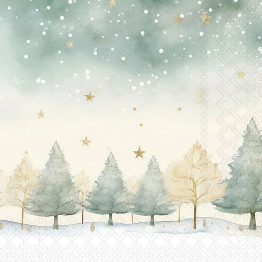 Decoupage Napkins 6.5" (2pcs)- Starry Sky