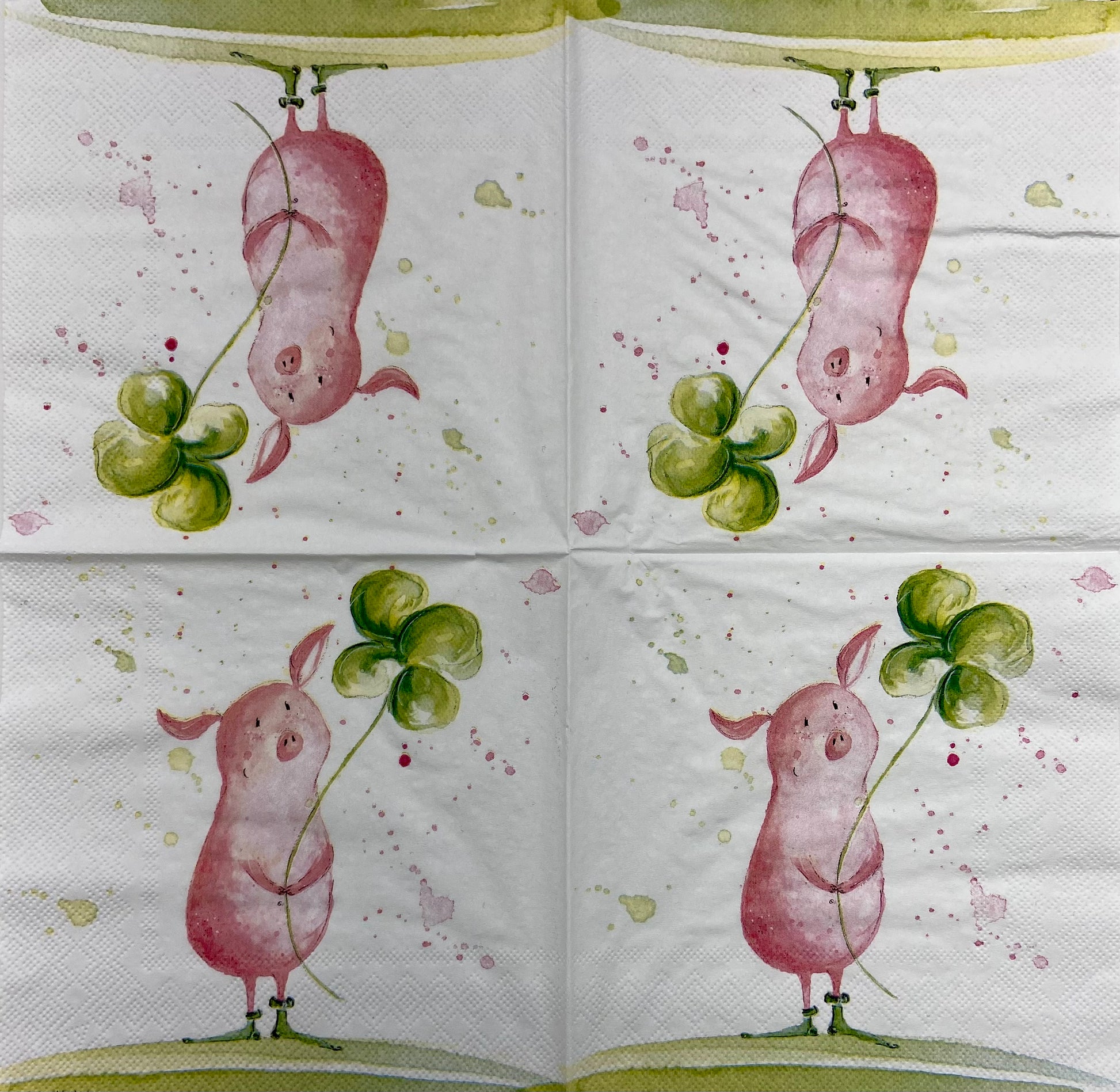 Decoupage Napkins 6.5" (2pcs)- Sweet and Lucky