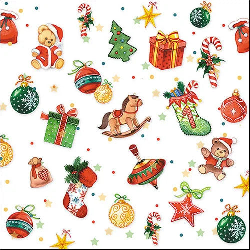 Decoupage Napkins 6.5" (2pcs)- Tree Decorations