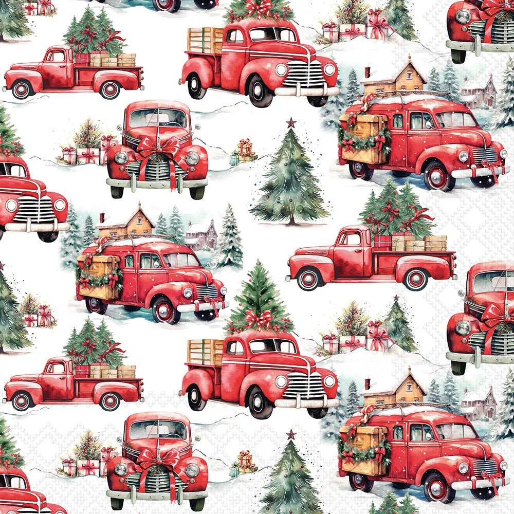 Decoupage Napkins 6.5" (2pcs)- Truck