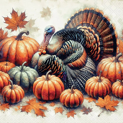 Decoupage Napkins 6.5" (2pcs)- Turkey