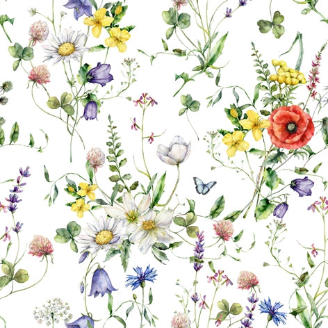 Decoupage Napkins 6.5" (2pcs)- Vild Blomma