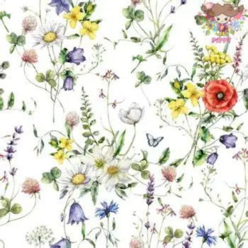 Decoupage Napkins 6.5" (2pcs)- Vild Blomma