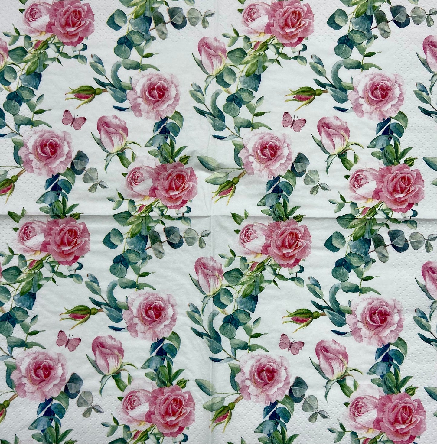 Decoupage Napkins 6.5" (2pcs)- Zarcillos De Rosa