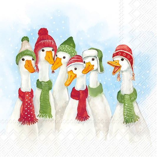 Decoupage Napkins, Lunch 6.5"  (2pcs)- Edgar and Friends
