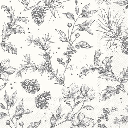 Decoupage Napkins, Lunch 6.5"  (2pcs)- Elodie
