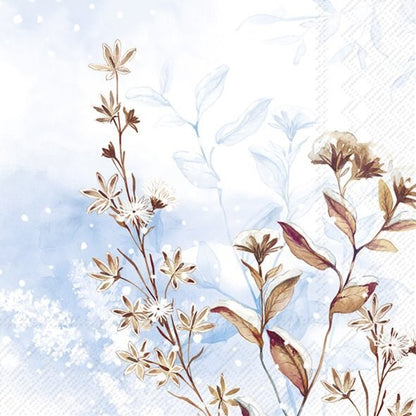Decoupage Napkins, Lunch 6.5"  (2pcs)- Icy Branches