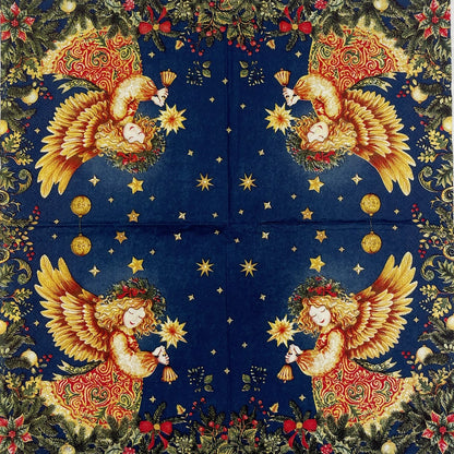 Decoupage Napkins, Lunch 6.5"  (2pcs)- Opulent Angel