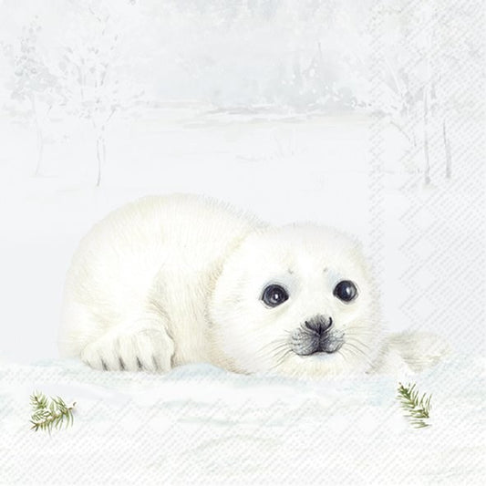 Decoupage Napkins, Lunch 6.5"  (2pcs)- Seal