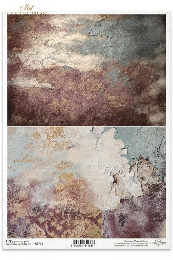 Decoupage Rice Paper - Abstract TextureA4