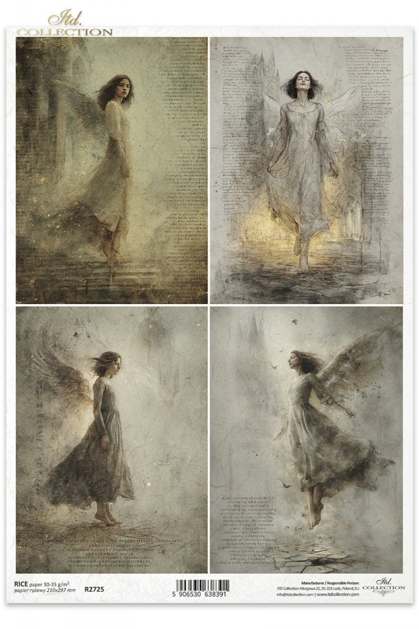 Decoupage Rice Paper - Ascension A4