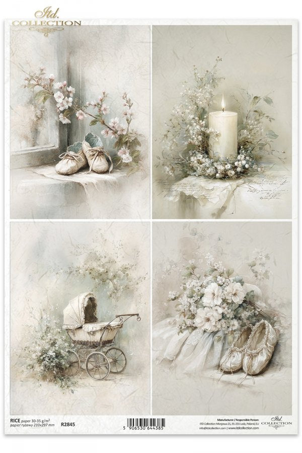 Decoupage Rice Paper - Baby
