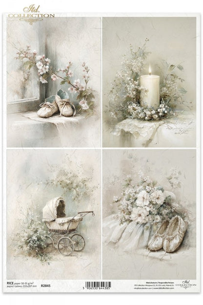Decoupage Rice Paper - Baby