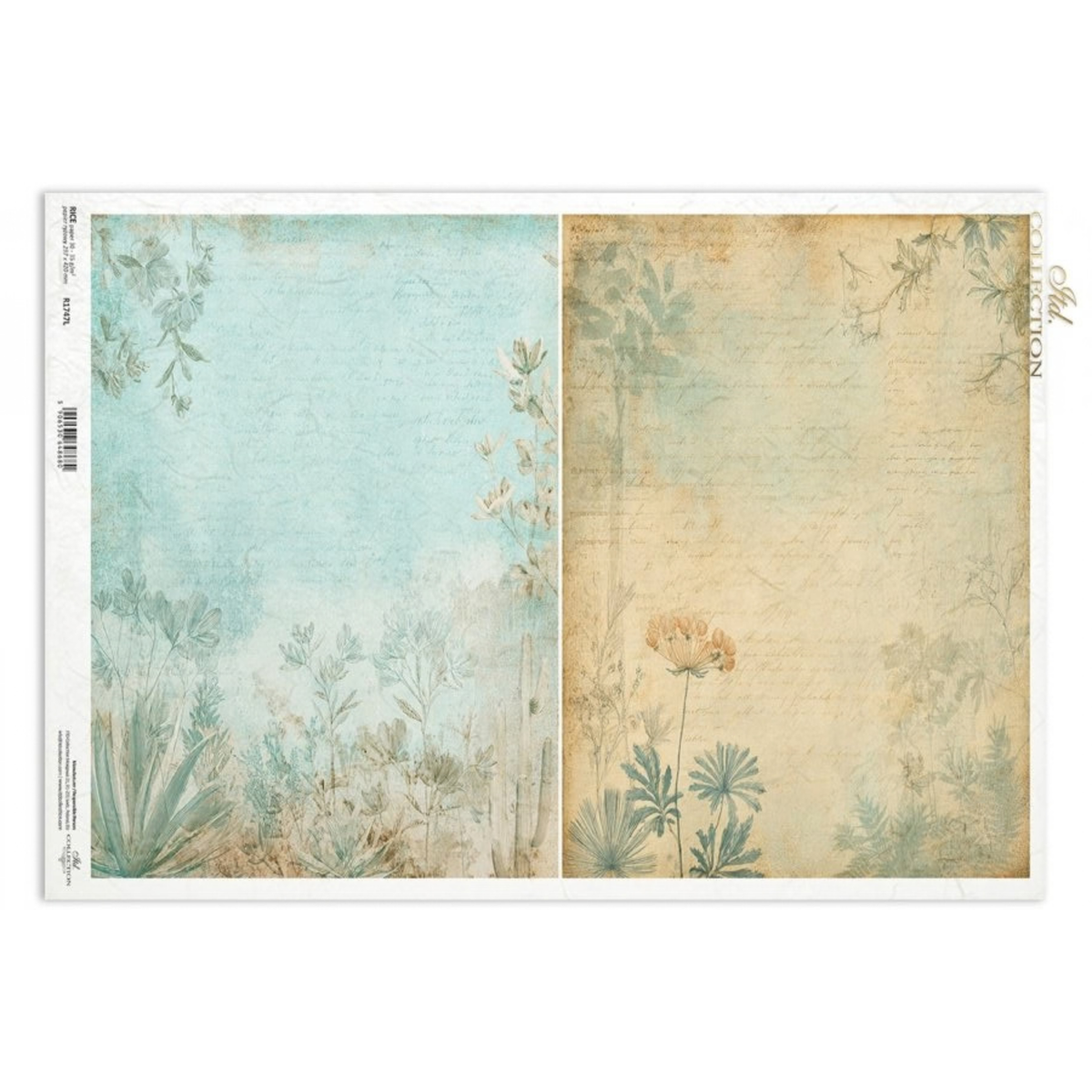 Decoupage Rice Paper - Distressed Backgrounds IIIA3
