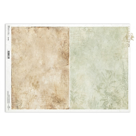 Decoupage Rice Paper - Distressed Backgrounds VIA3