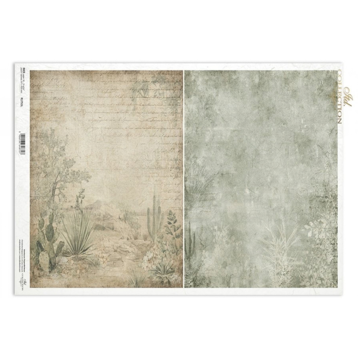 Decoupage Rice Paper - Distressed Backgrounds VIIA3
