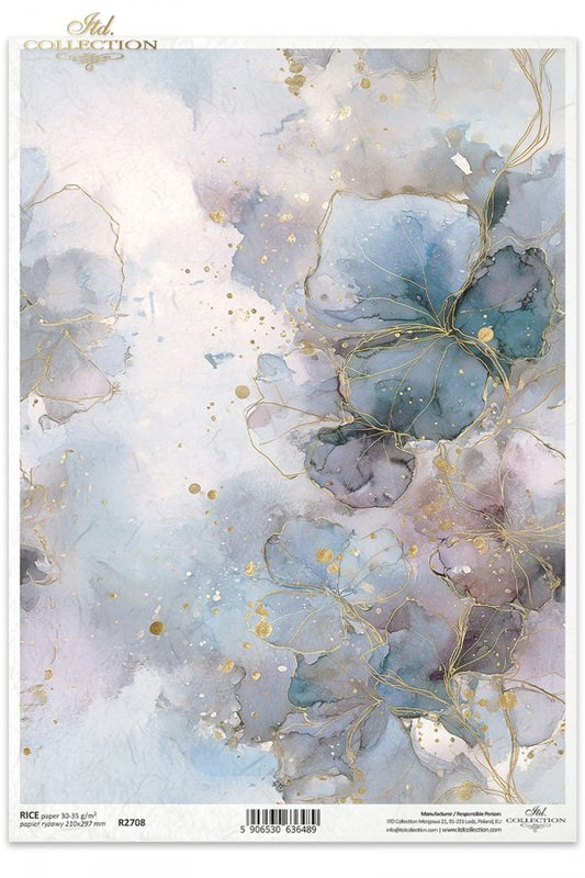 Decoupage Rice Paper - Garden of Muses IIIA4