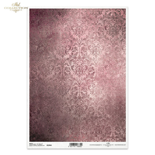 Decoupage Rice Paper - Gothic Stories Pattern III