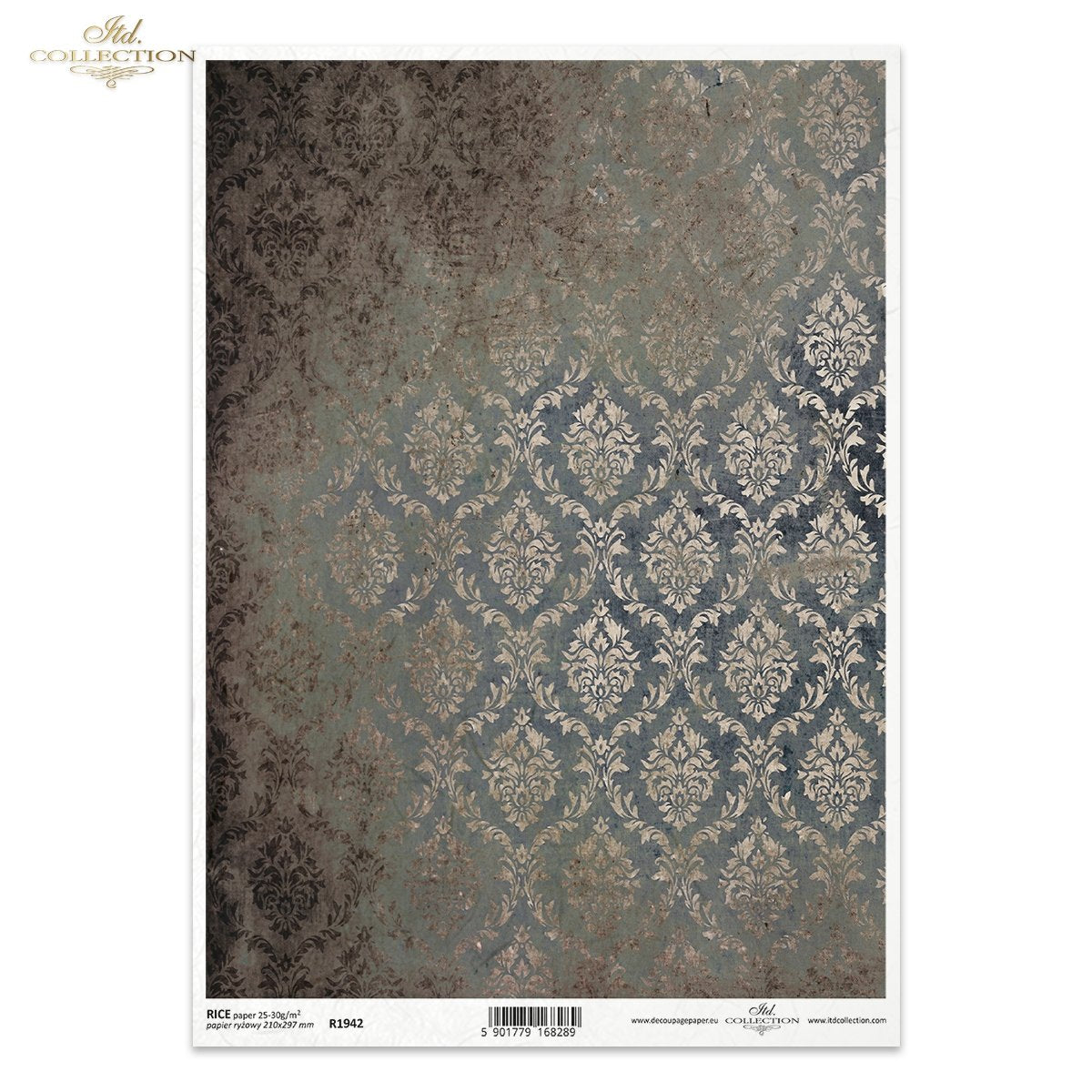 Decoupage Rice Paper - Gothic Stories Pattern IV 