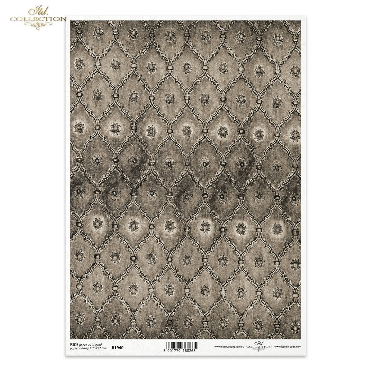 Decoupage Rice Paper - Gothic Stories Pattern VII