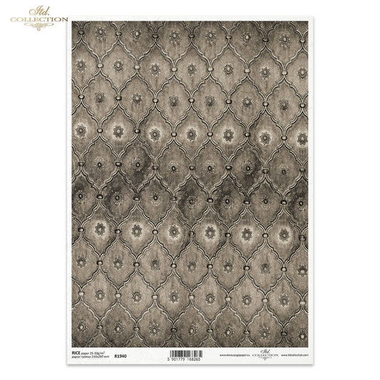 Decoupage Rice Paper - Gothic Stories Pattern VII