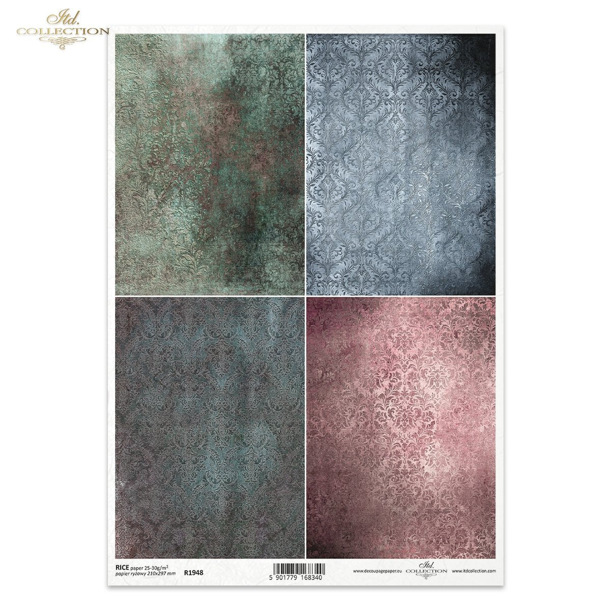 Decoupage Rice Paper - Gothic Stories Patterns