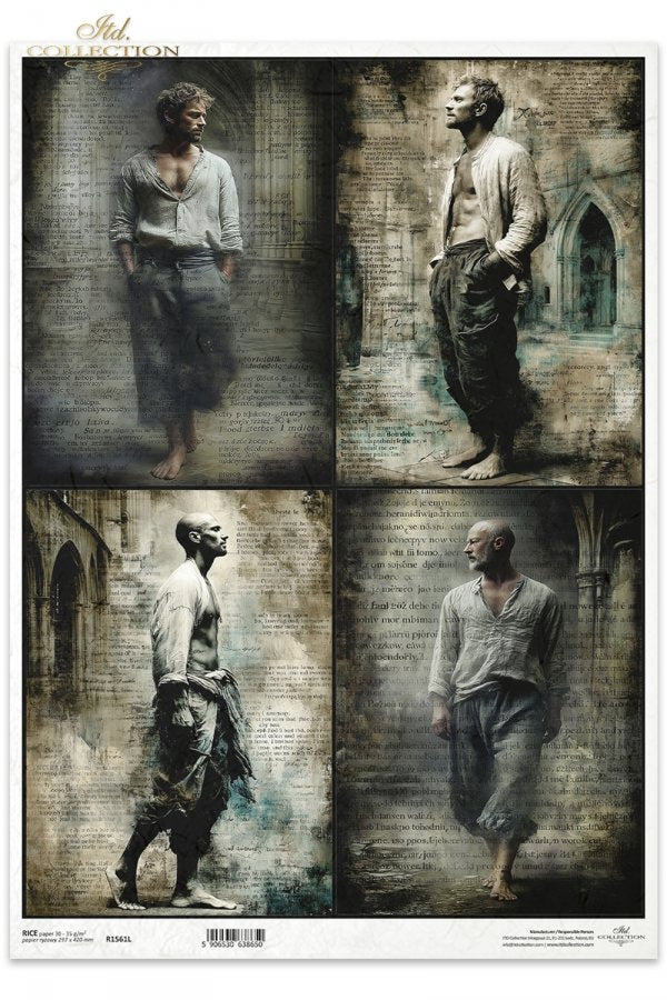 Decoupage Rice Paper - Keepers of the Threshold A3