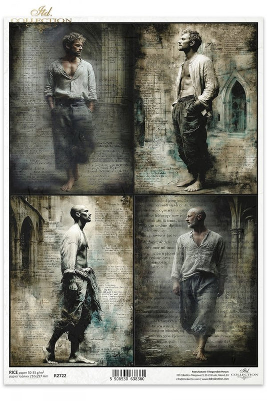 Decoupage Rice Paper - Keepers of the Threshold A4