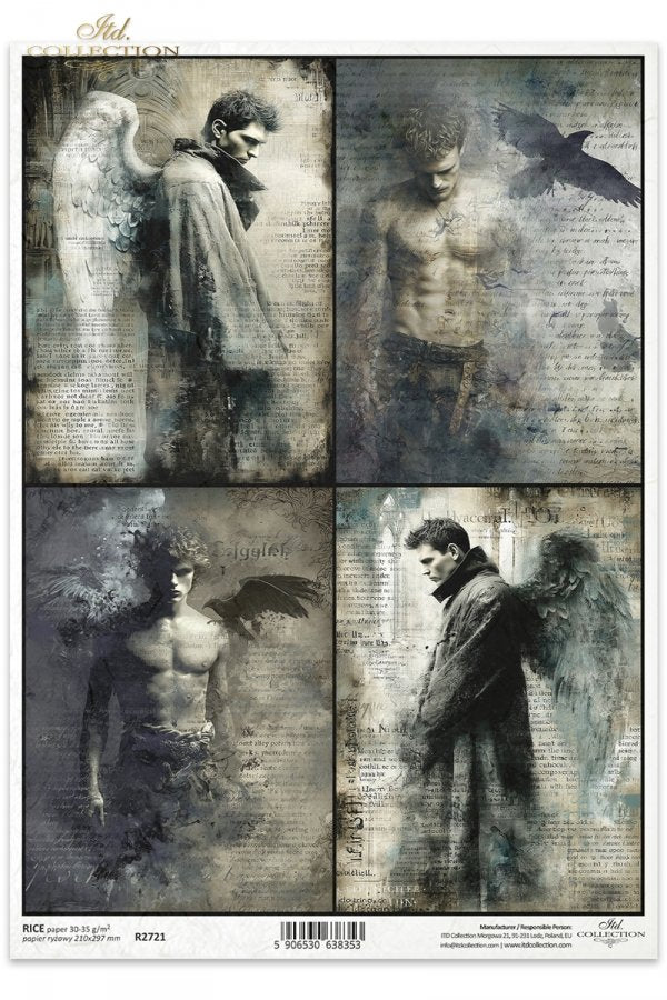 Decoupage Rice Paper - Remnant II A4