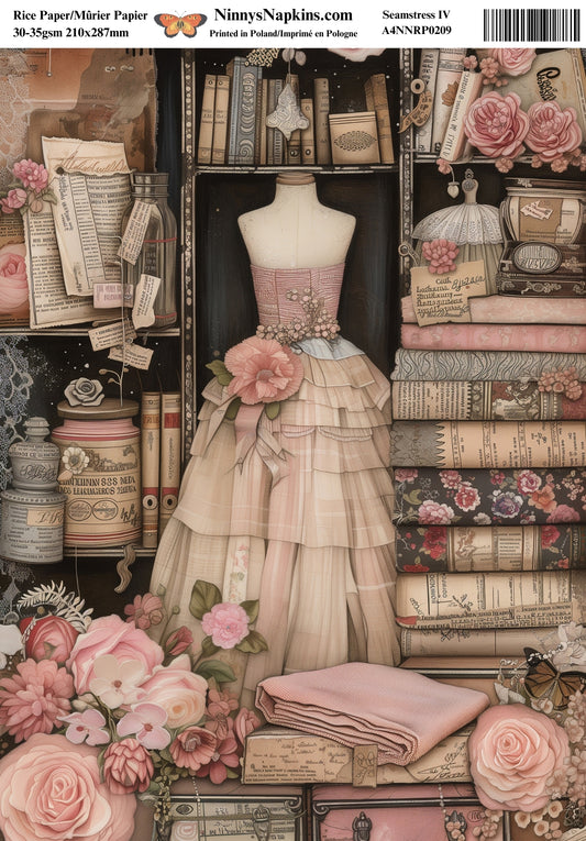 Decoupage Rice Paper - Seamstress