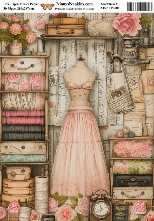 Decoupage Rice Paper - Seamstress