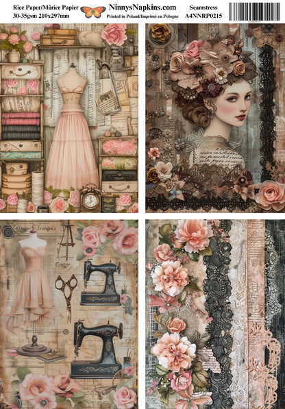 Decoupage Rice Paper - Seamstress X