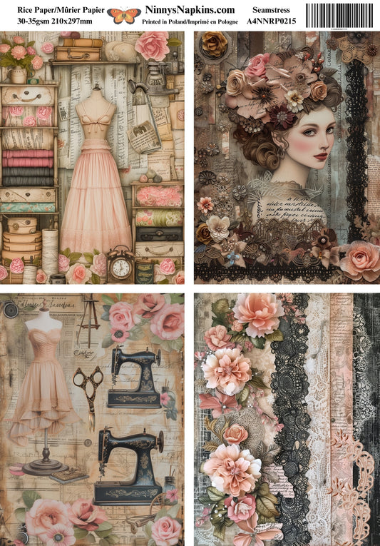 Decoupage Rice Paper - Seamstress X